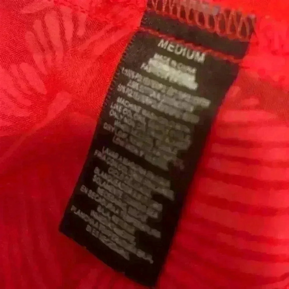 Sam Edelman Red Tank with mesh cut out - Picture 7 of 7